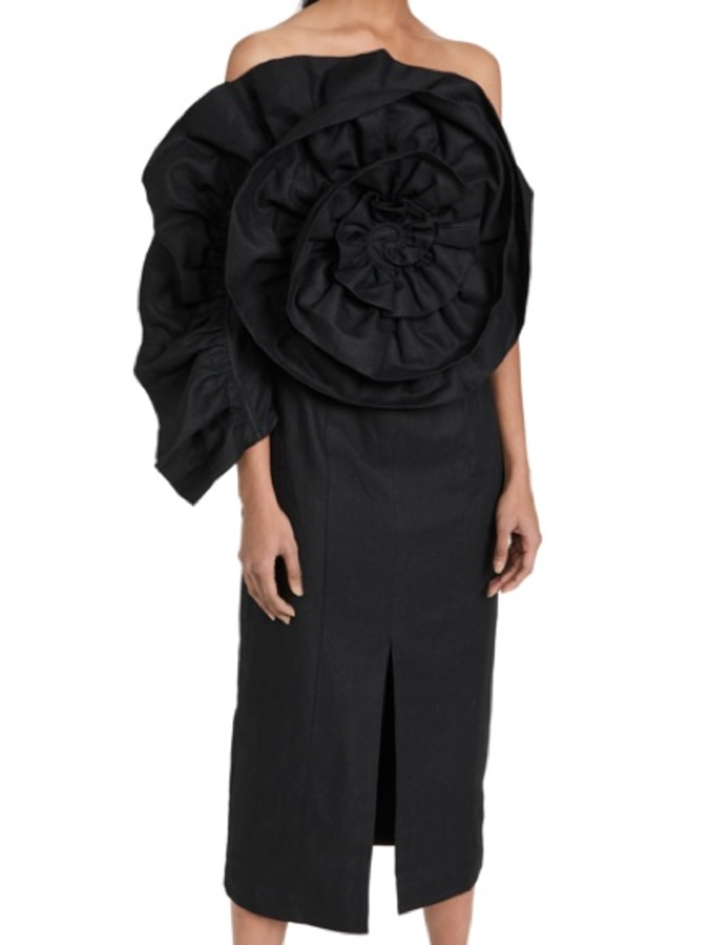 NWT Mara Hoffman Valeria Rosette One Shoulder Dress Size 6